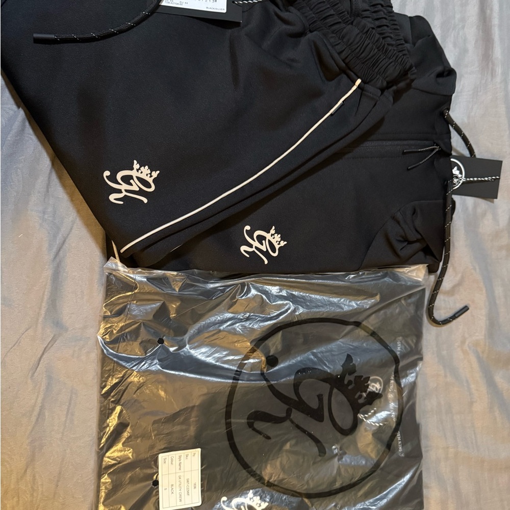 Gym King Men's Black Track Pants